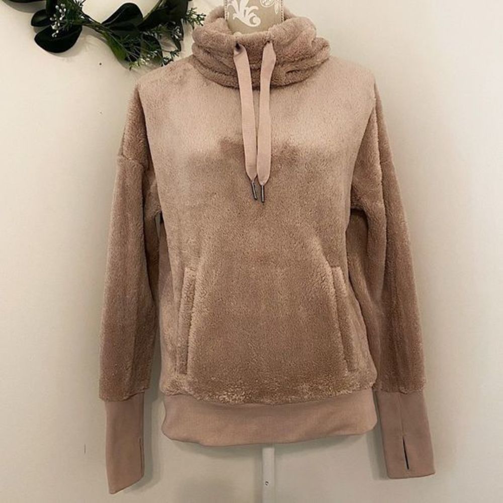 Mondetta Performance + Luxury Pink‎ Fleece Funnel Neck Hoodie Sweatshirt